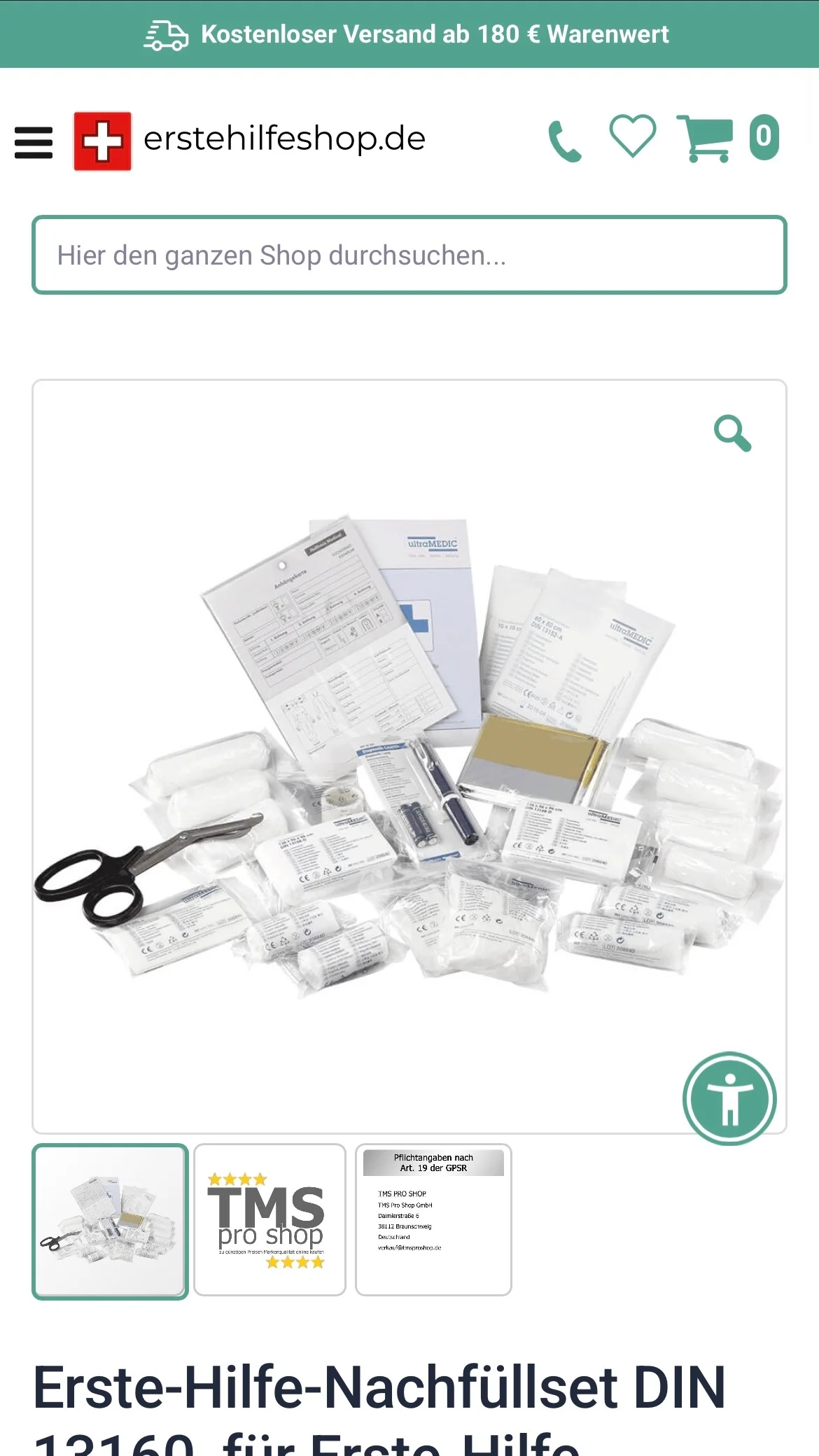 Weiterer Beleg: erstehilfeshop.de — Kriterium 7.5