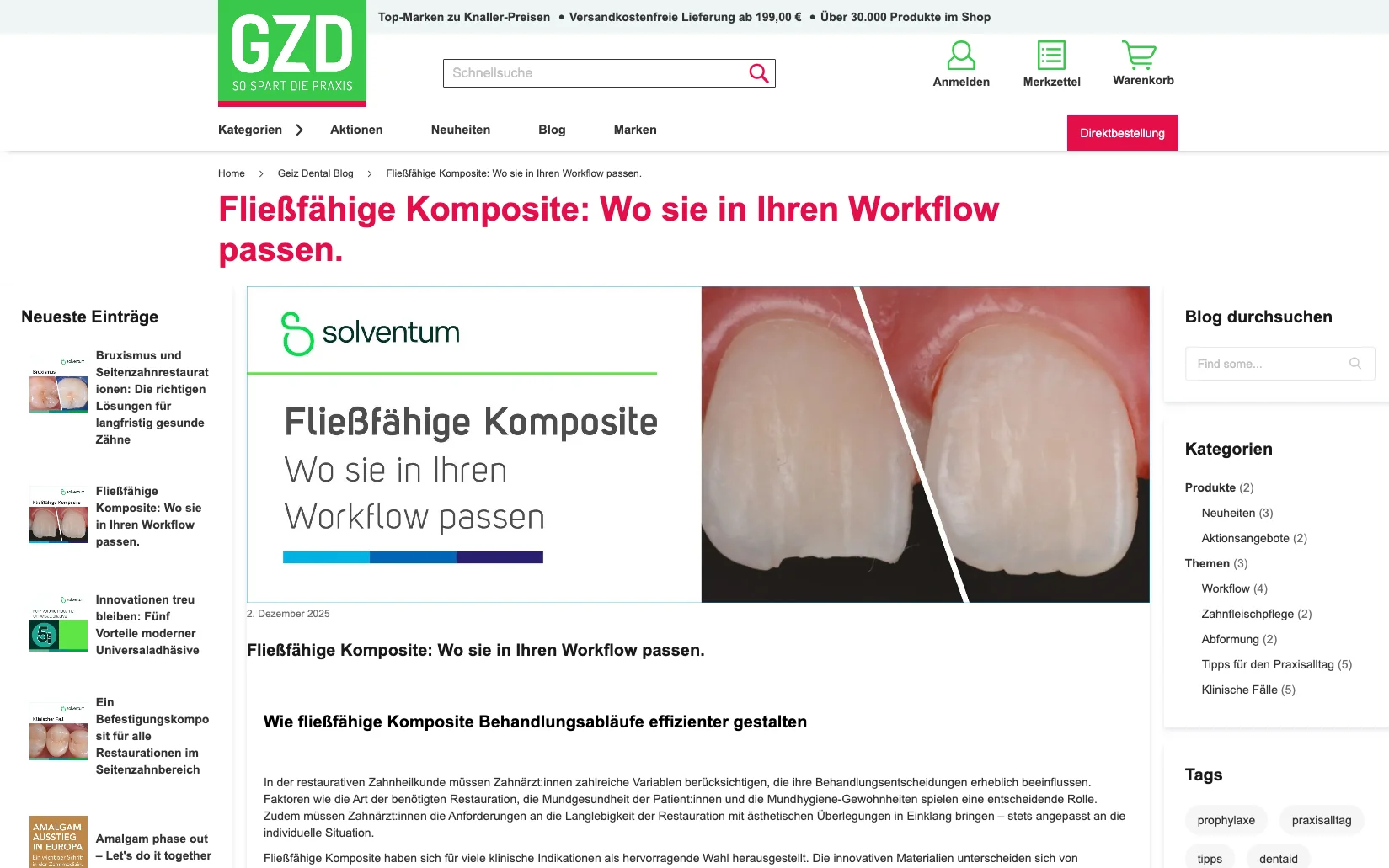 Weiterer Beleg: Geiz Dental — Kriterium 6.7