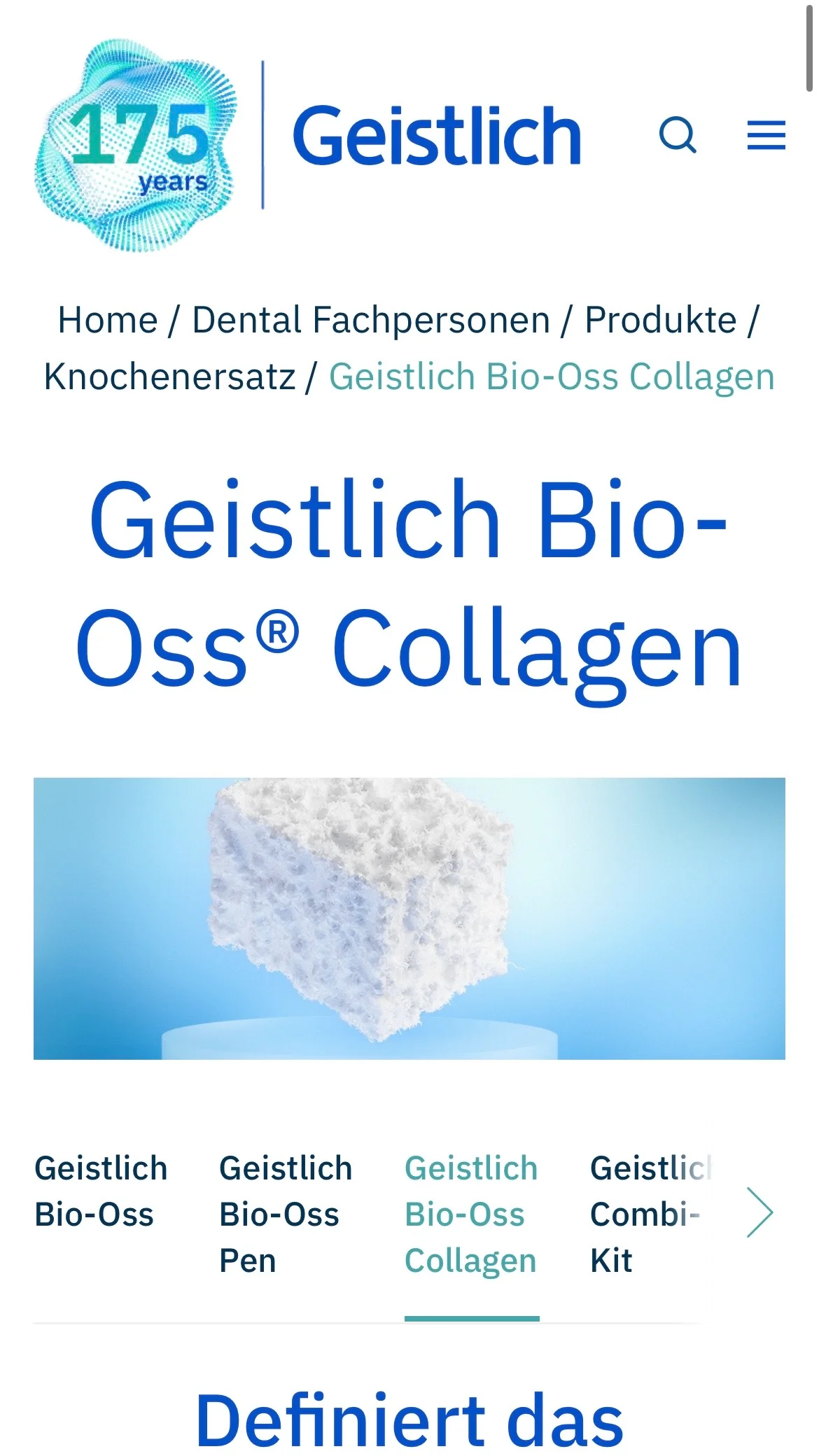Weiterer Beleg: Geistlich — Kriterium 7.5