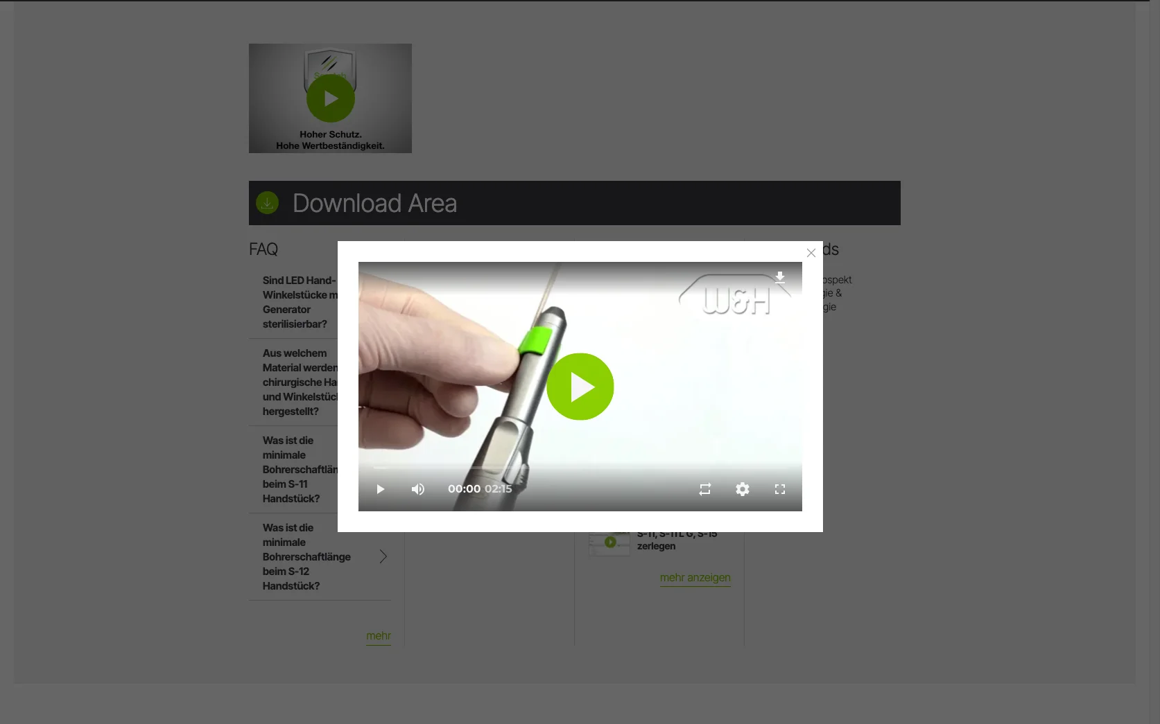 Weiterer Beleg: W&H Dentalwerk — Kriterium 4.6