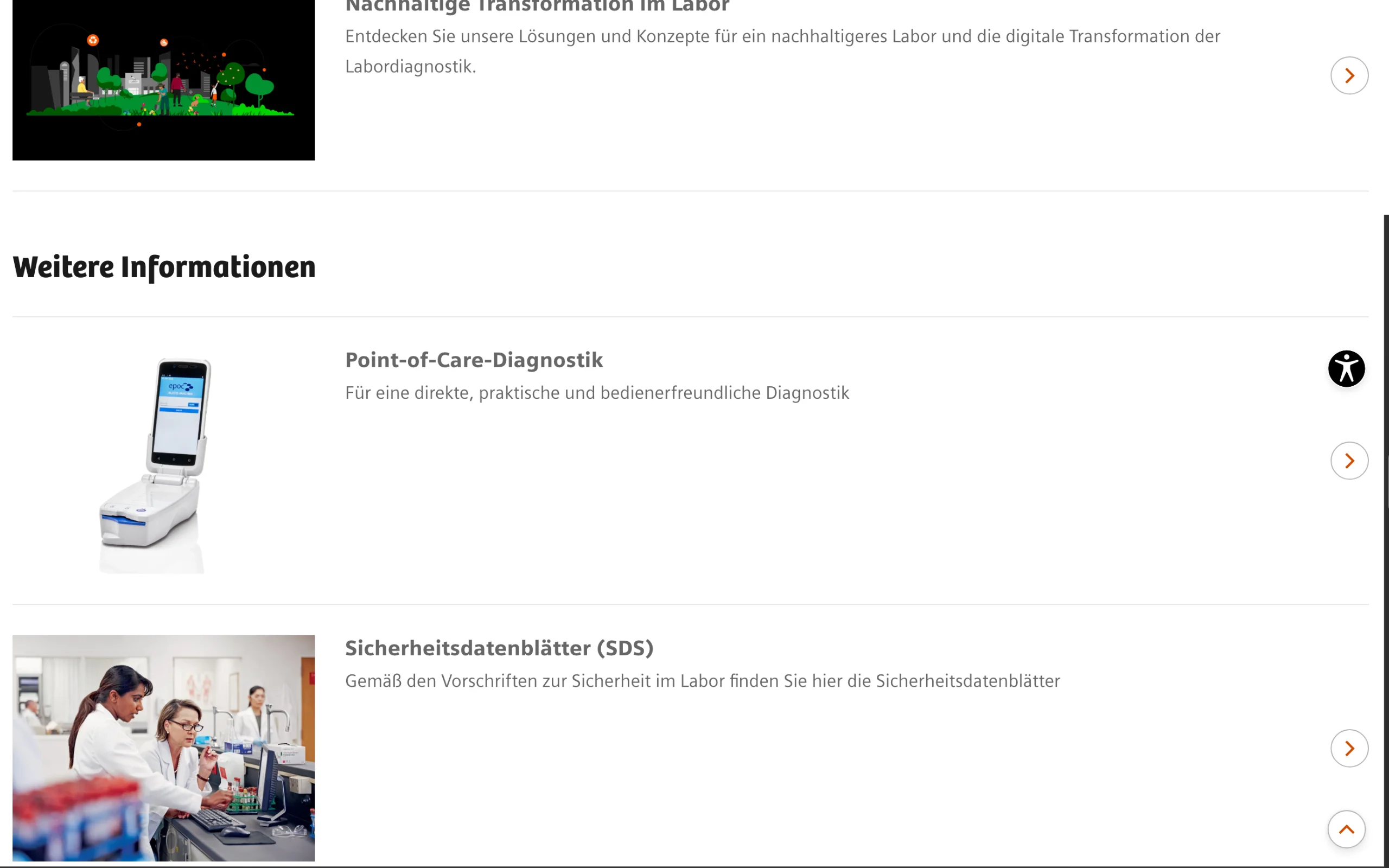 Screenshot-Beleg: Siemens Healthineers — Kriterium 4.2 Tech. Dokumente downloadbar