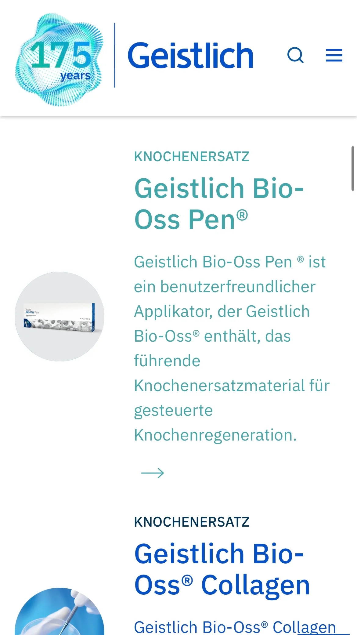 Weiterer Beleg: Geistlich — Kriterium 7.5