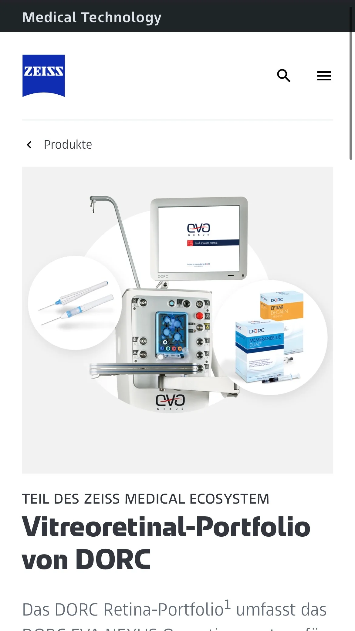 Weiterer Beleg: Carl Zeiss Meditec — Kriterium 7.5