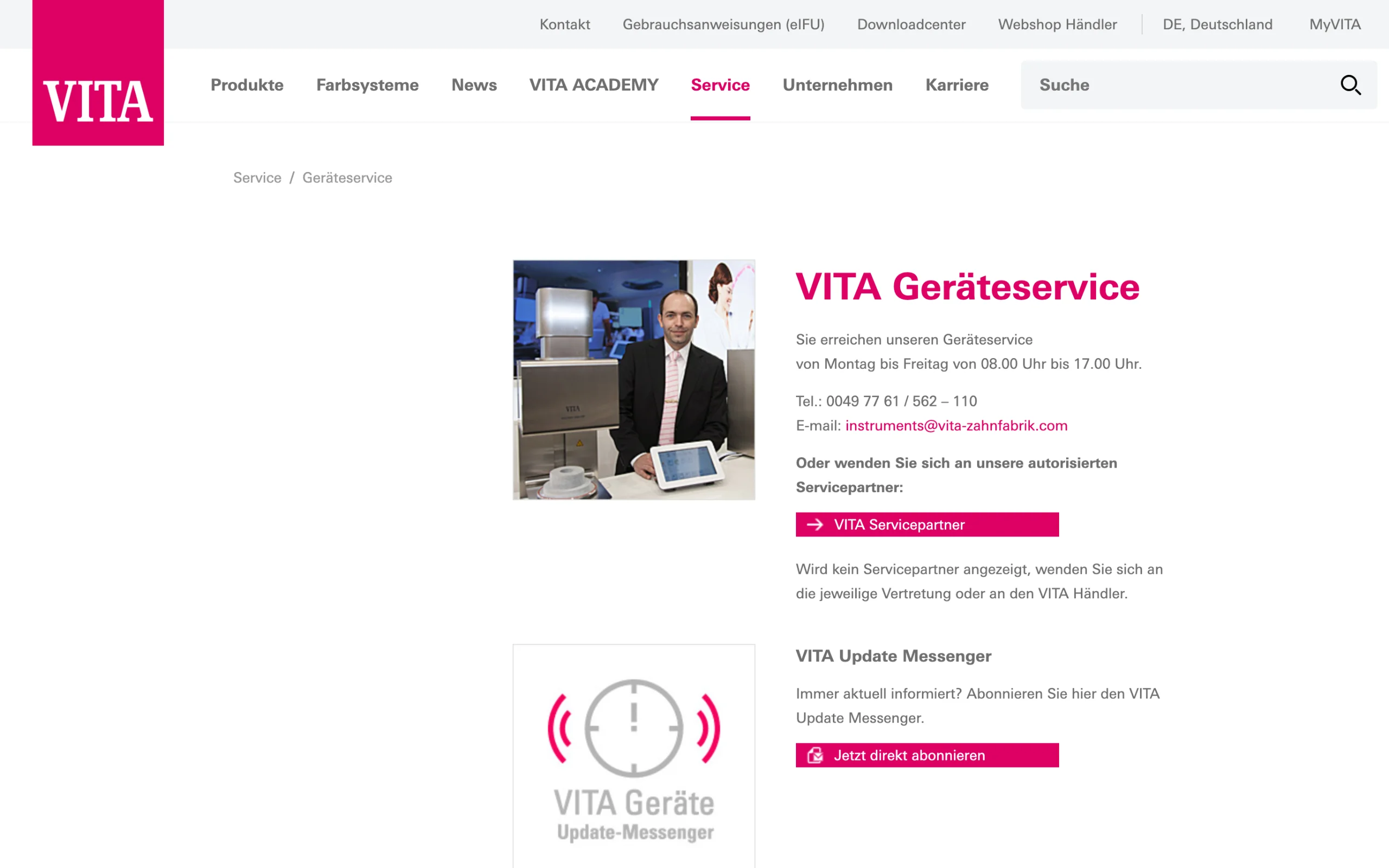 Weiterer Beleg: VITA Zahnfabrik — Kriterium 6.5
