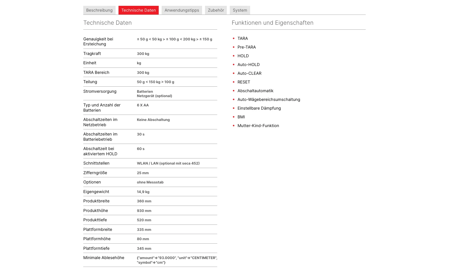 Weiterer Beleg: SECA — Kriterium 4.3