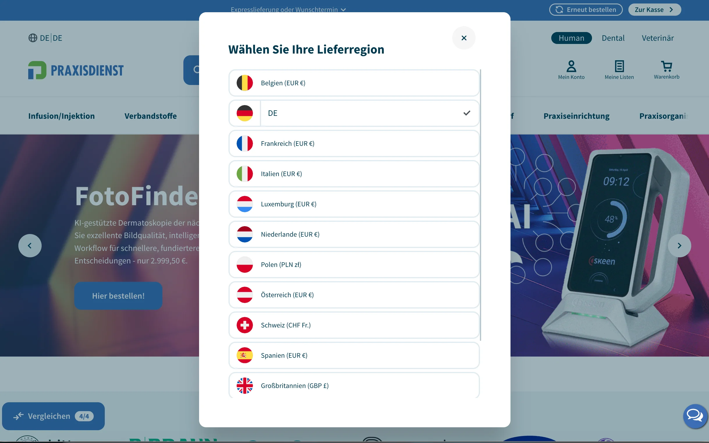 Beleg zu Kriterium 1.5: Praxisdienst