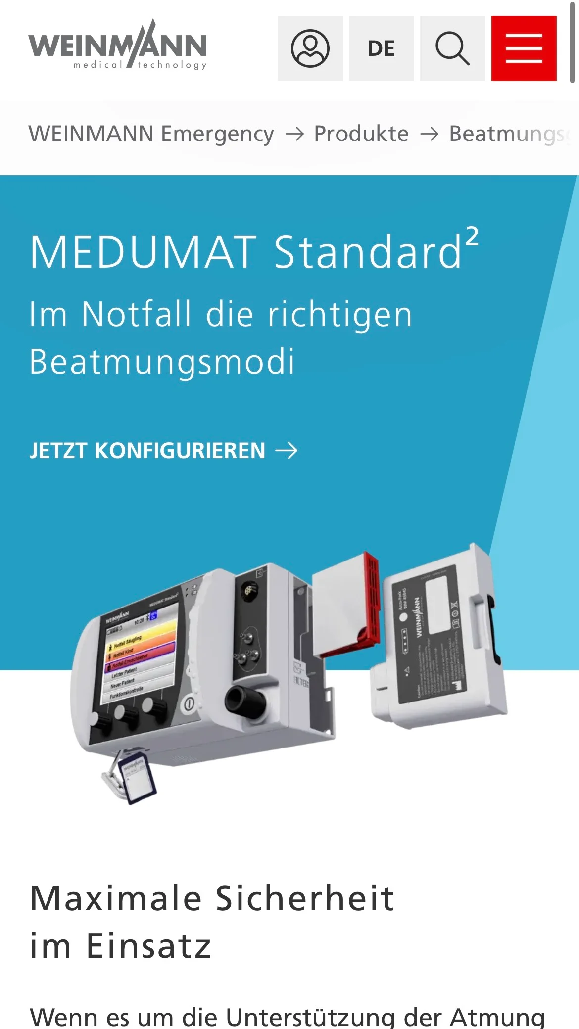 Weiterer Beleg: Weinmann Emergency — Kriterium 7.5