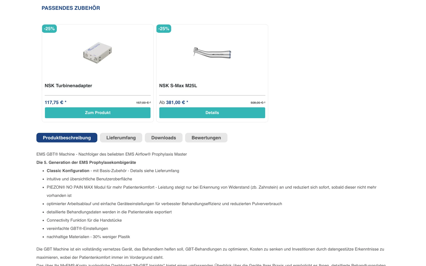Weiterer Beleg: Dentalkauf24 — Kriterium 1.4