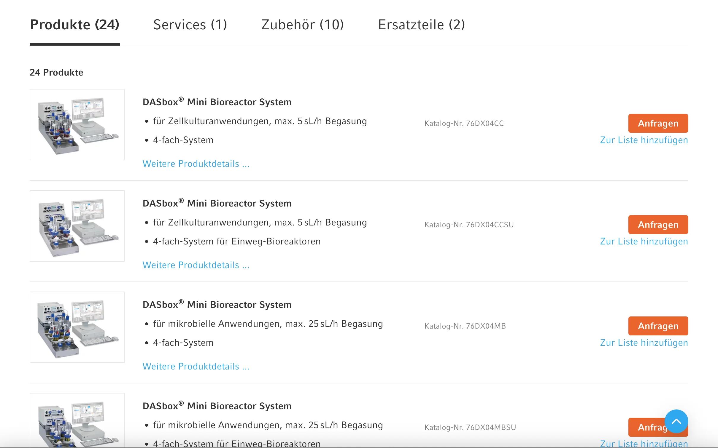 Screenshot-Beleg: Eppendorf — Kriterium 5.1 „Wo kaufen"-Info auf Site