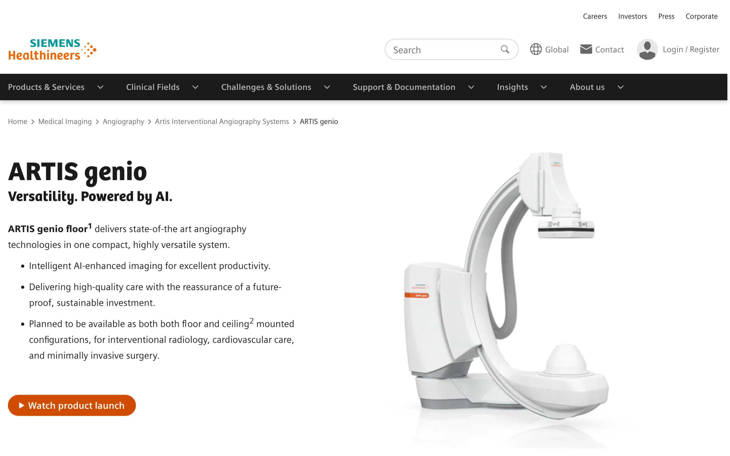 Weiterer Beleg: Siemens Healthineers — Kriterium 1.1