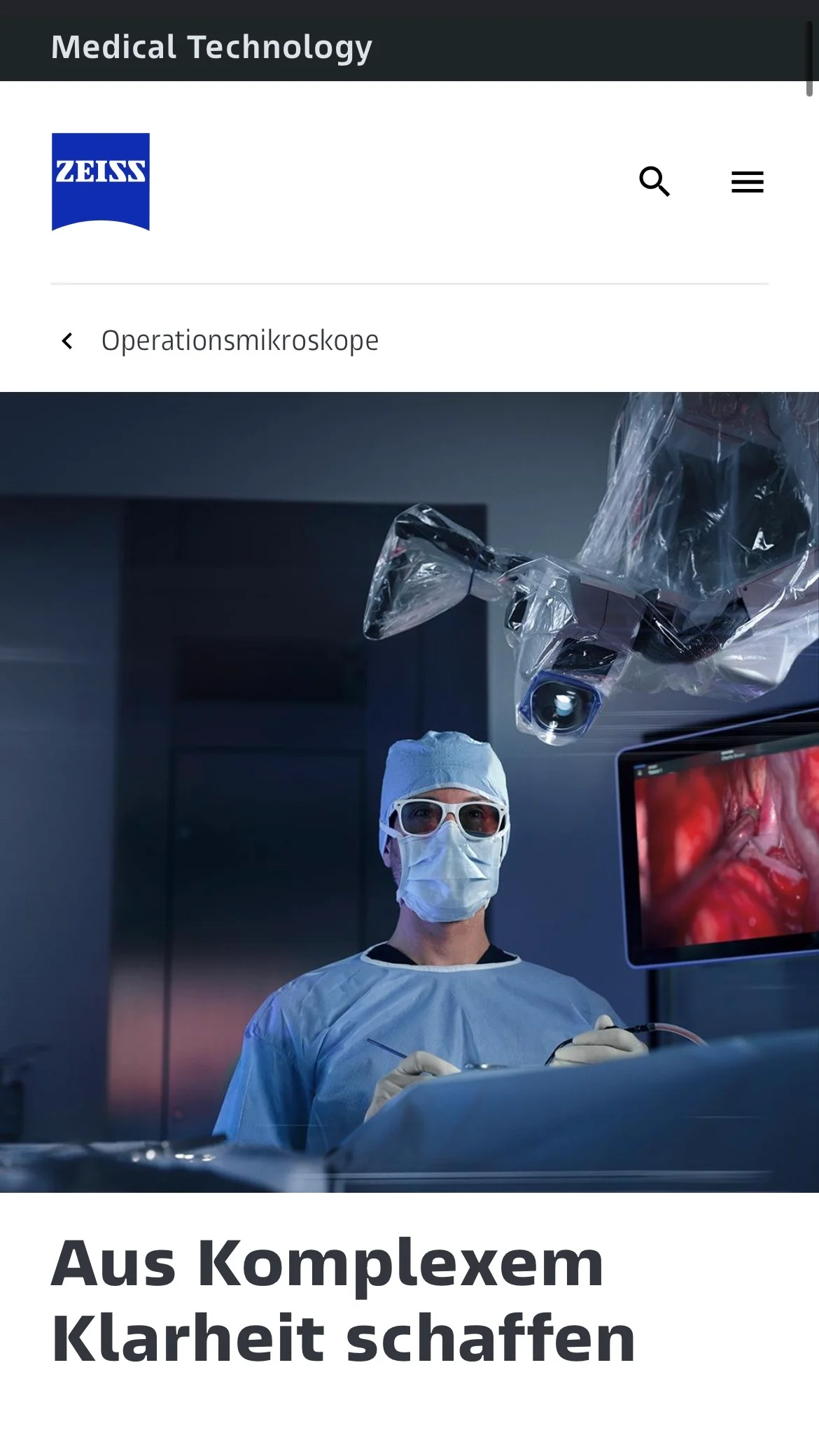 Weiterer Beleg: Carl Zeiss Meditec — Kriterium 7.5