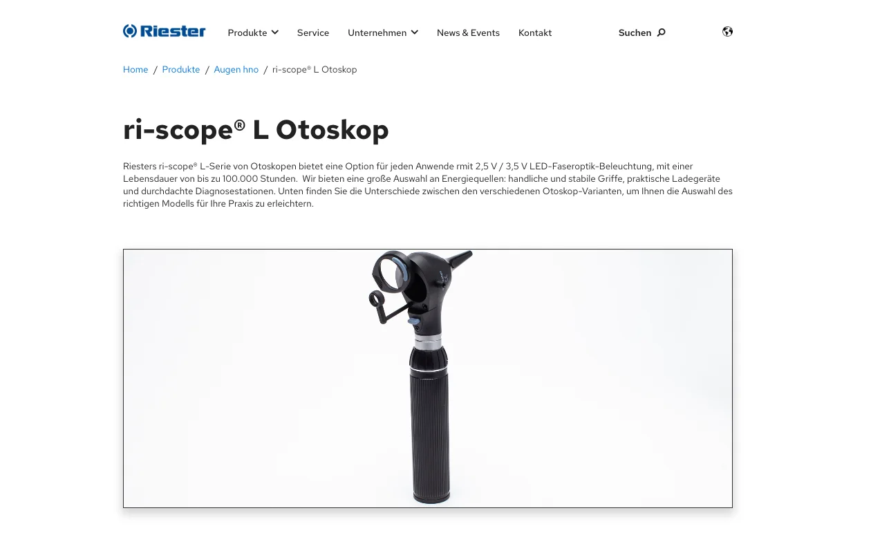 Screenshot-Beleg: Riester — Kriterium 1.1 Öffentlicher Katalog-Zugang