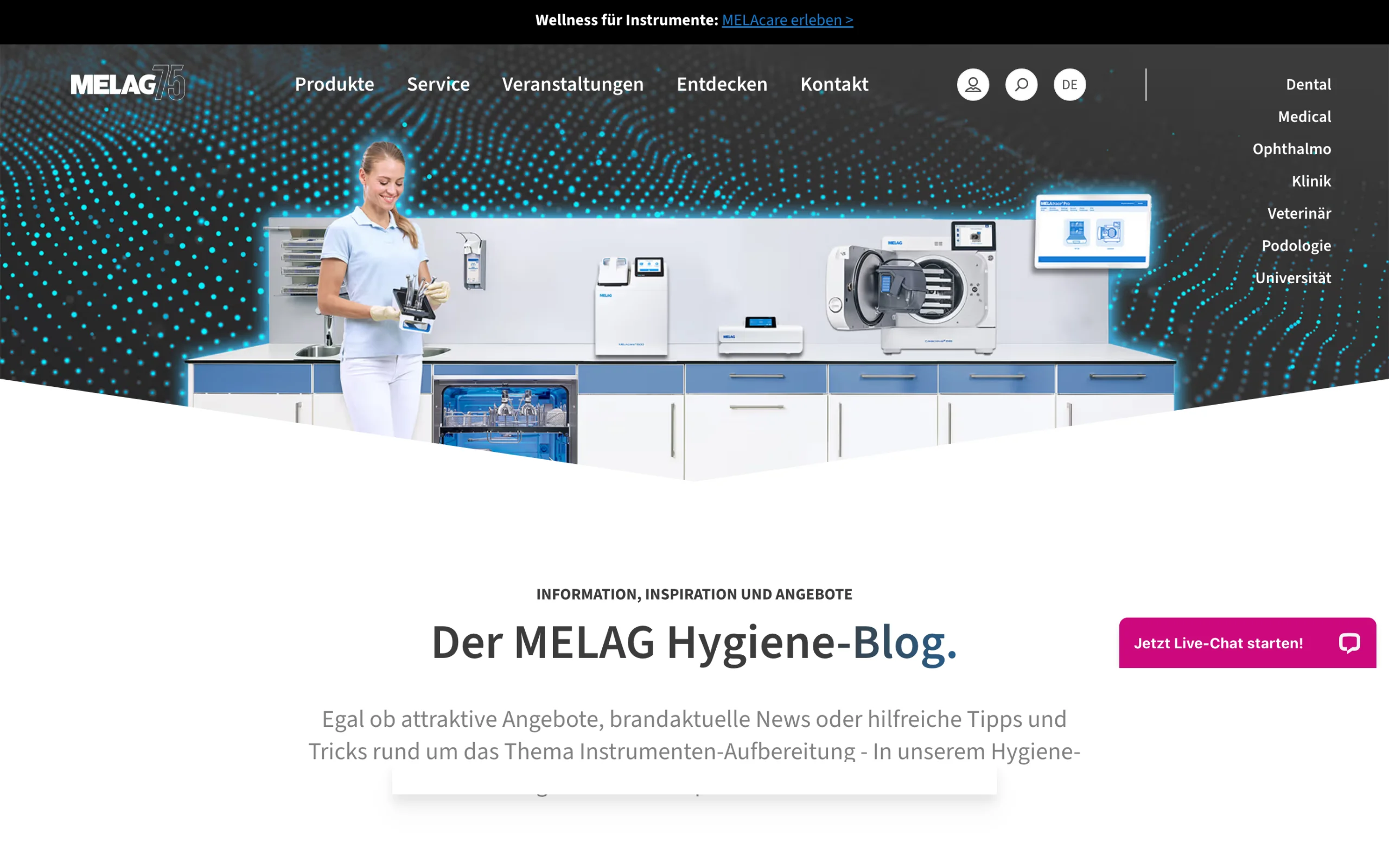 Beleg zu Kriterium 6.7: MELAG