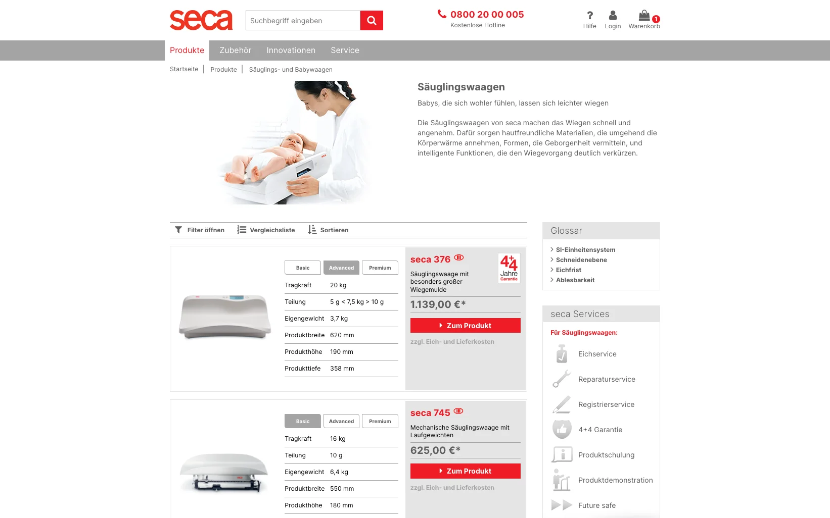 Weiterer Beleg: SECA — Kriterium 1.1