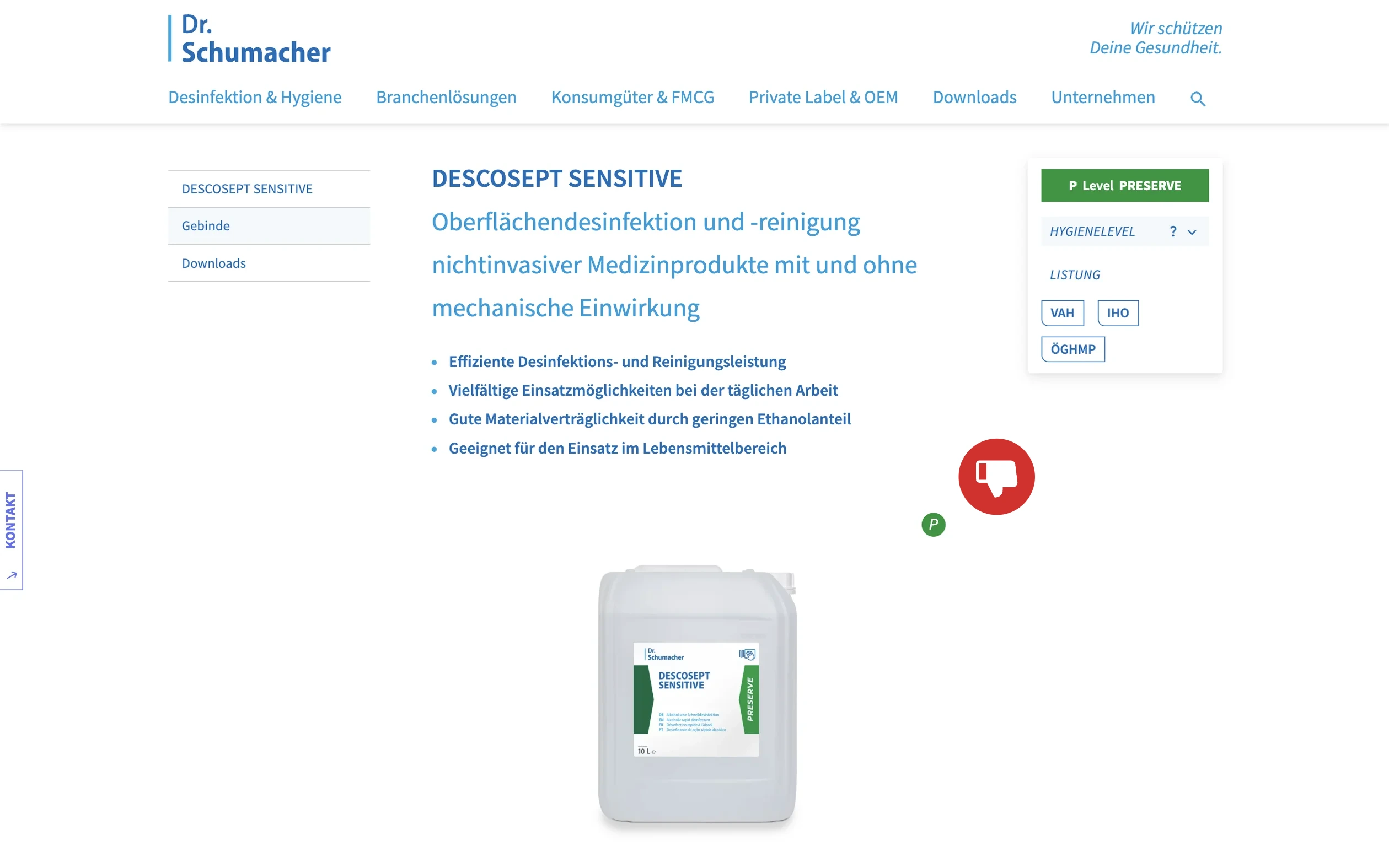 Beleg: Dr. Schumacher