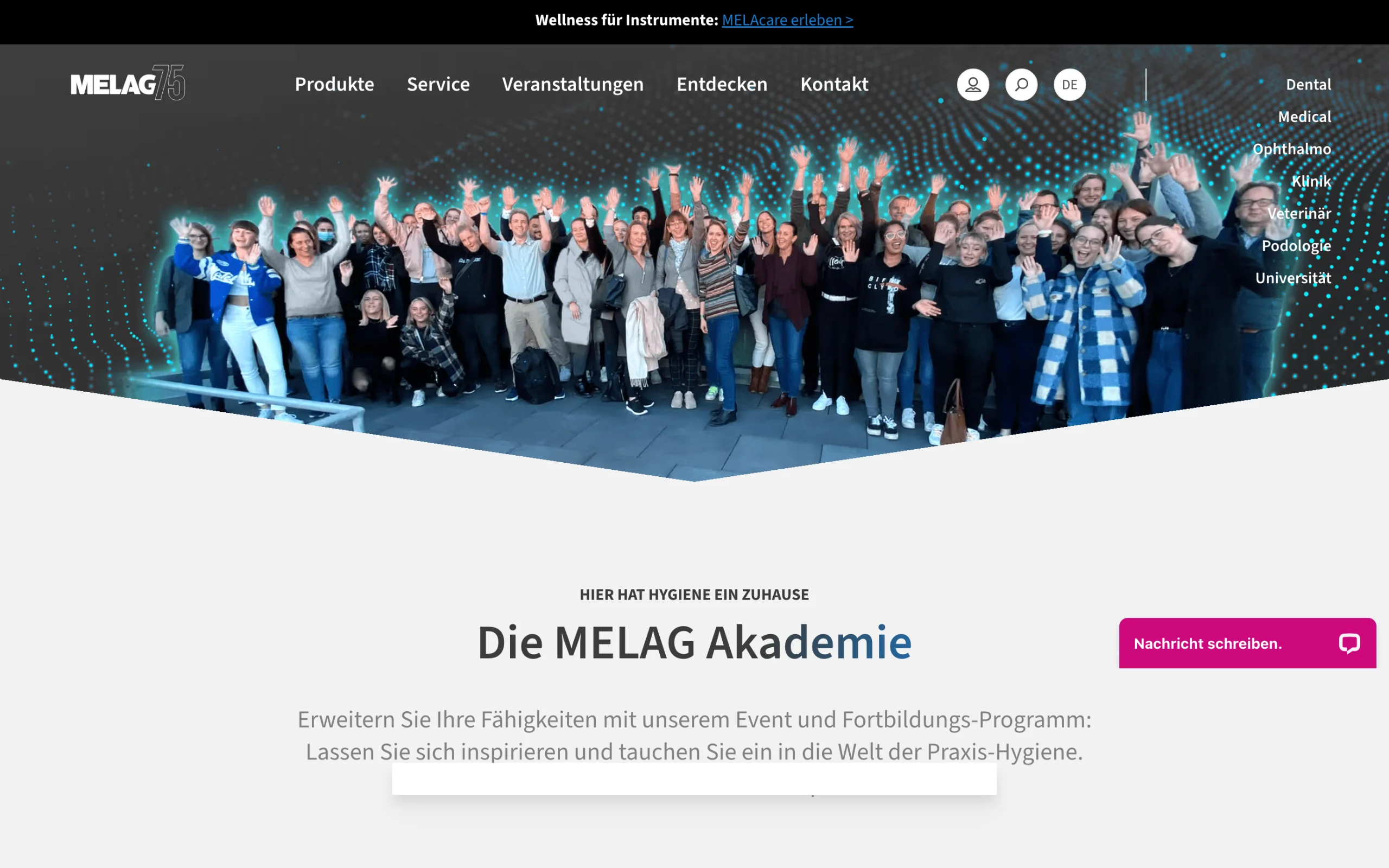 Beleg zu Kriterium 6.4: MELAG