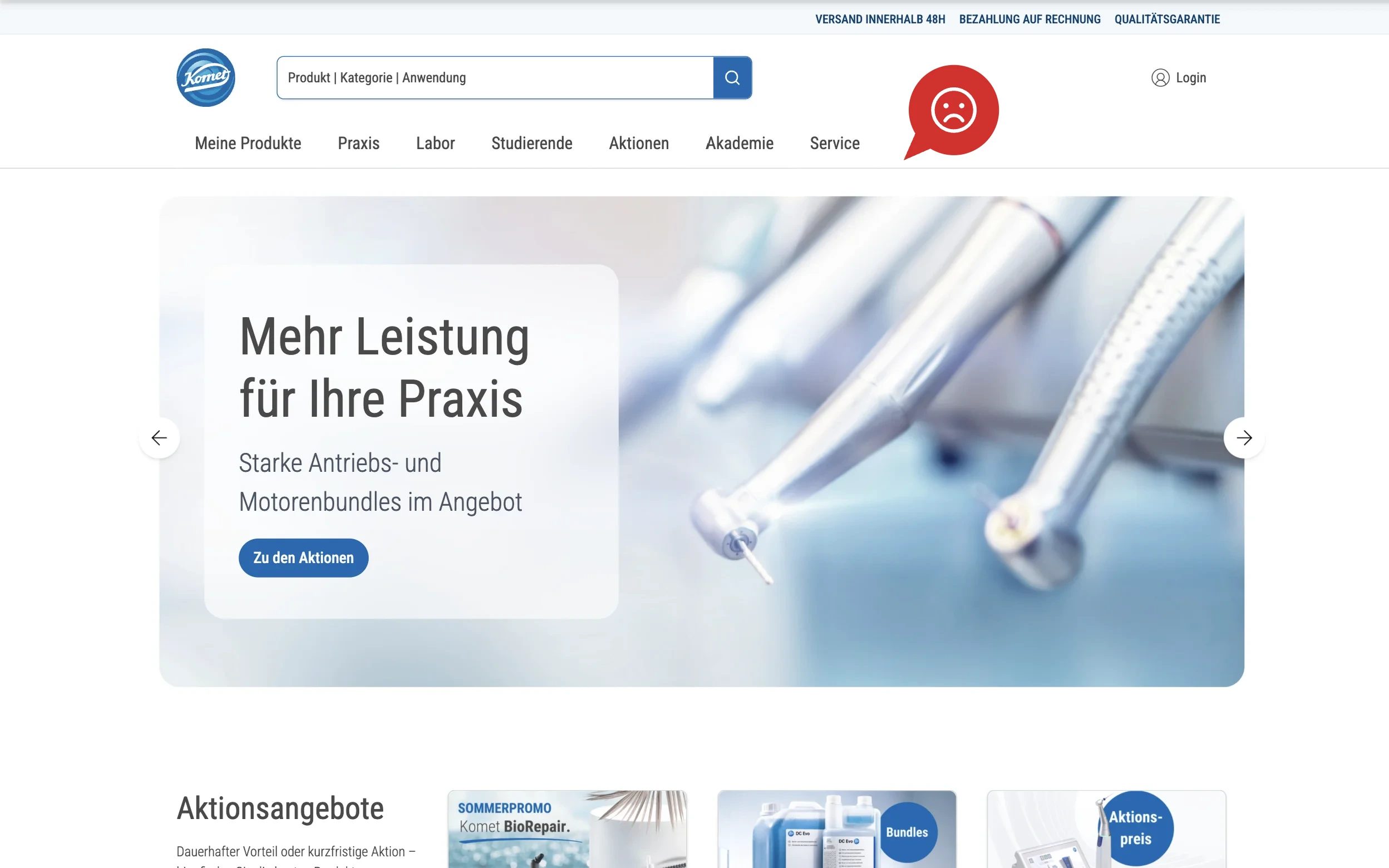 Beleg: Komet Dental
