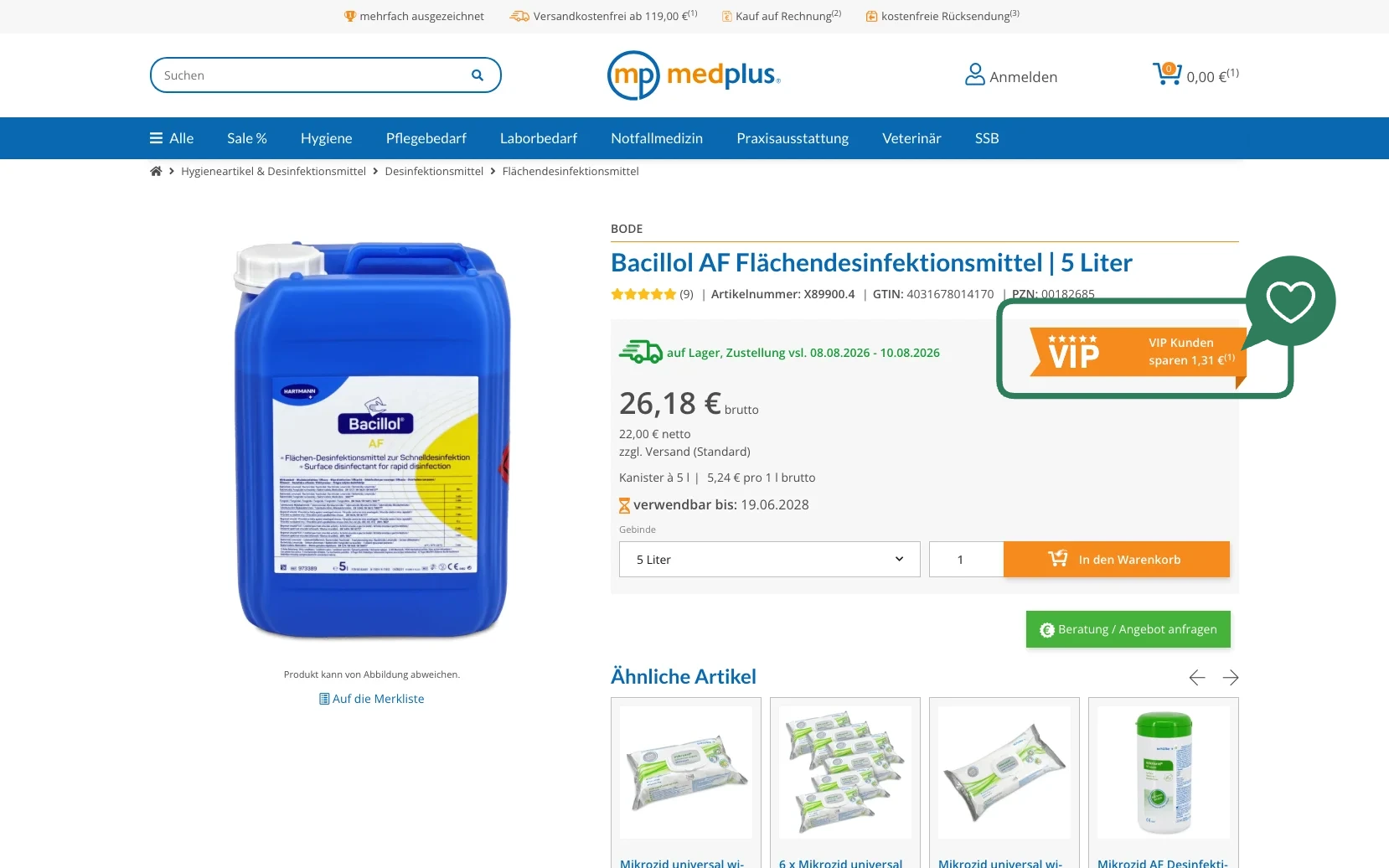 Weiterer Beleg: medplus24 — Kriterium 6.3