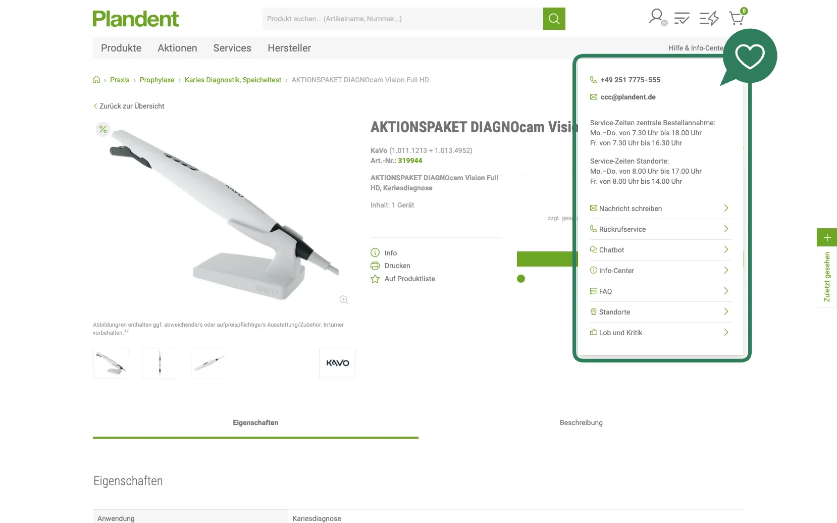 Weiterer Beleg: Plandent — Kriterium 6.1