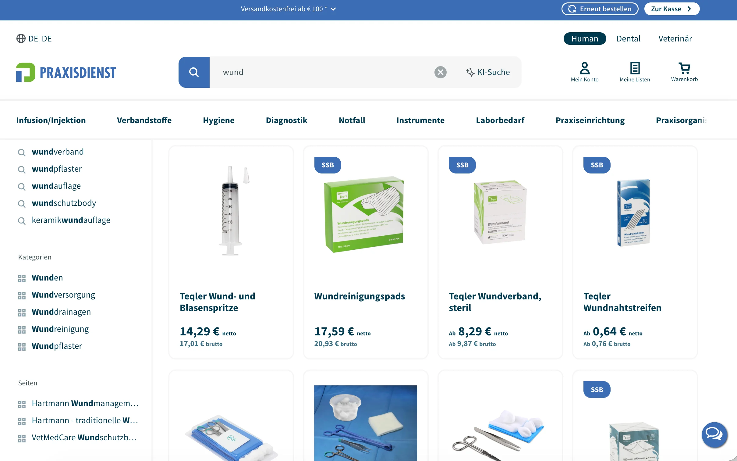 Beleg: Praxisdienst
