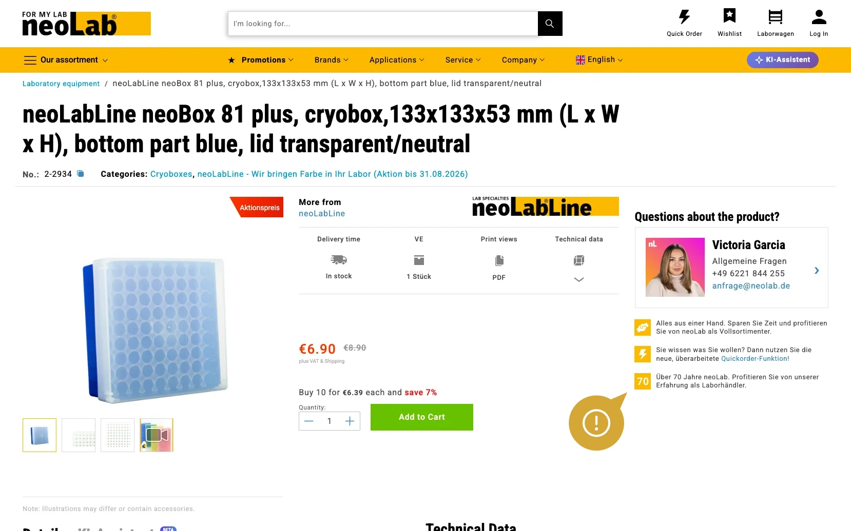 Weiterer Beleg: neoLab — Kriterium 1.5