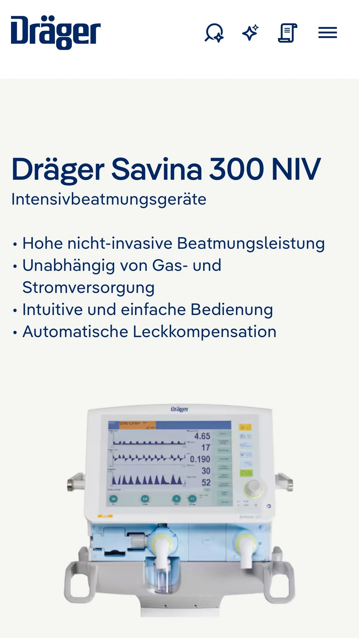 Weiterer Beleg: Dräger — Kriterium 7.5