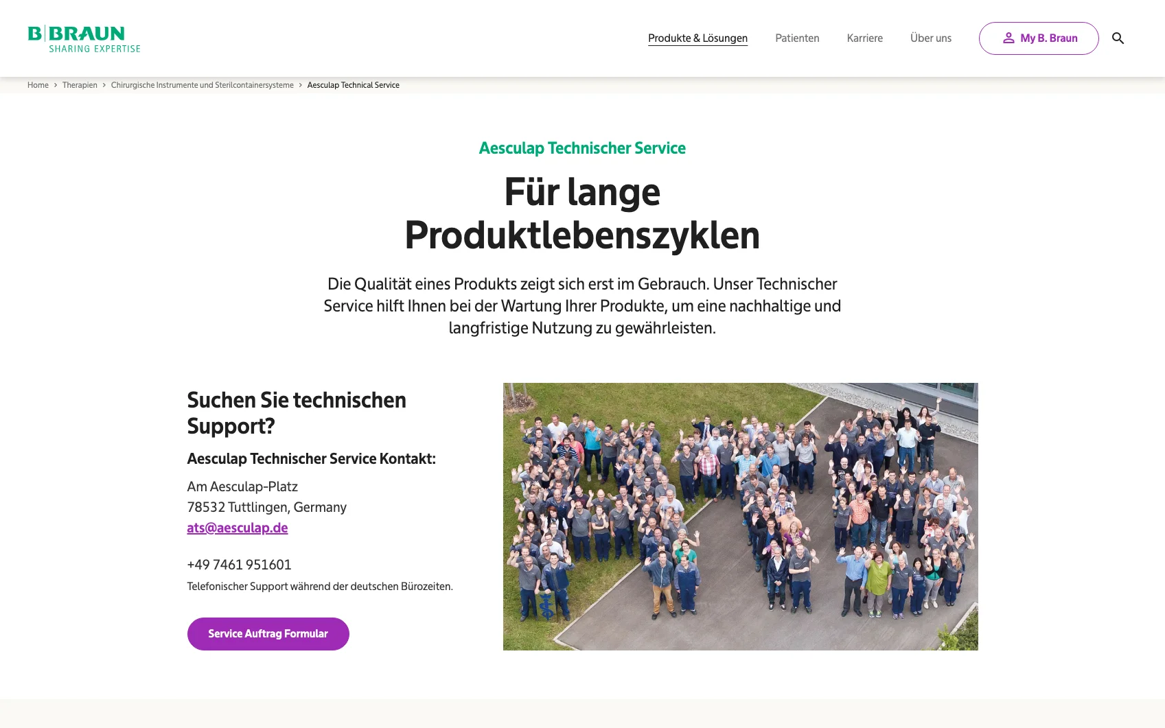 Weiterer Beleg: B. Braun — Kriterium 6.5