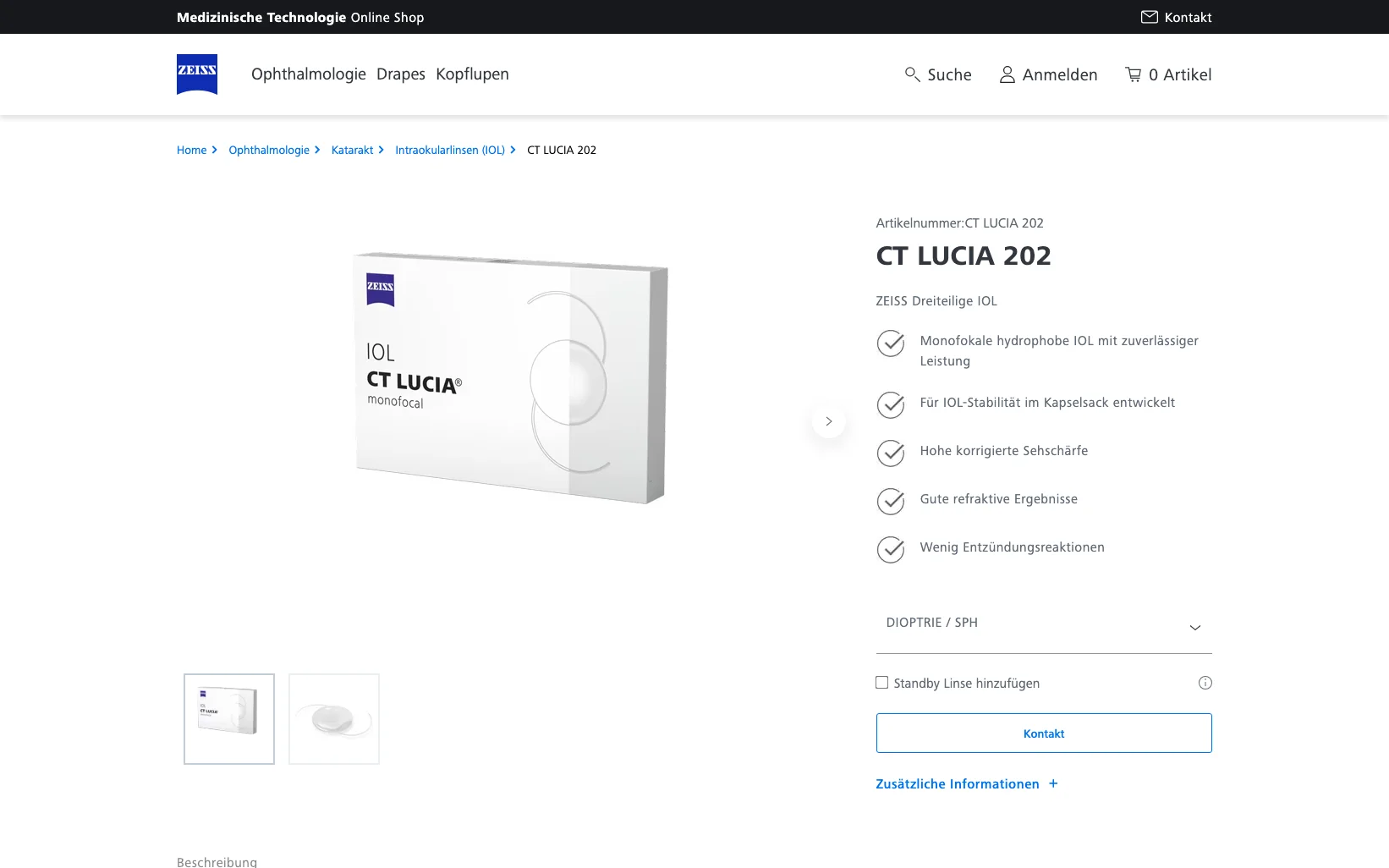 Weiterer Beleg: Carl Zeiss Meditec — Kriterium 1.4
