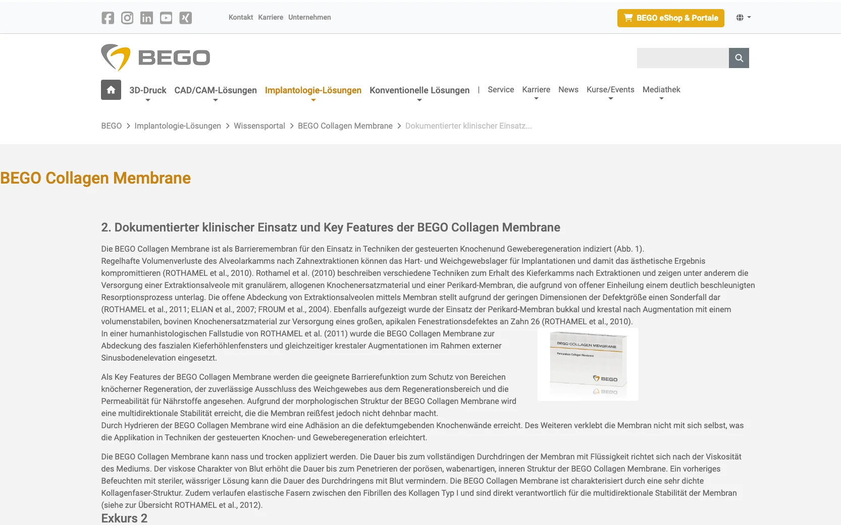 Weiterer Beleg: BEGO — Kriterium 4.5