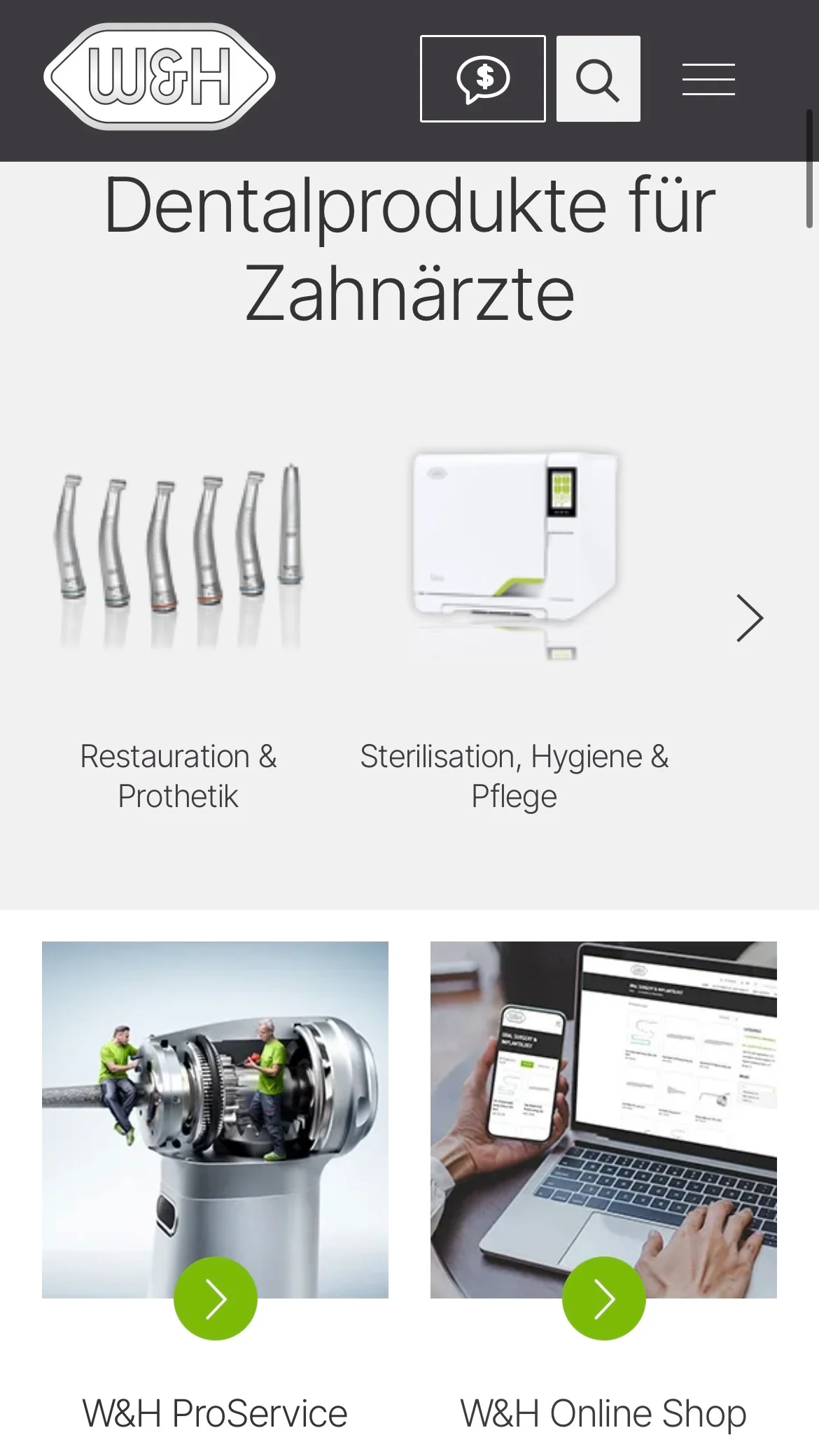 Weiterer Beleg: W&H Dentalwerk — Kriterium 7.5
