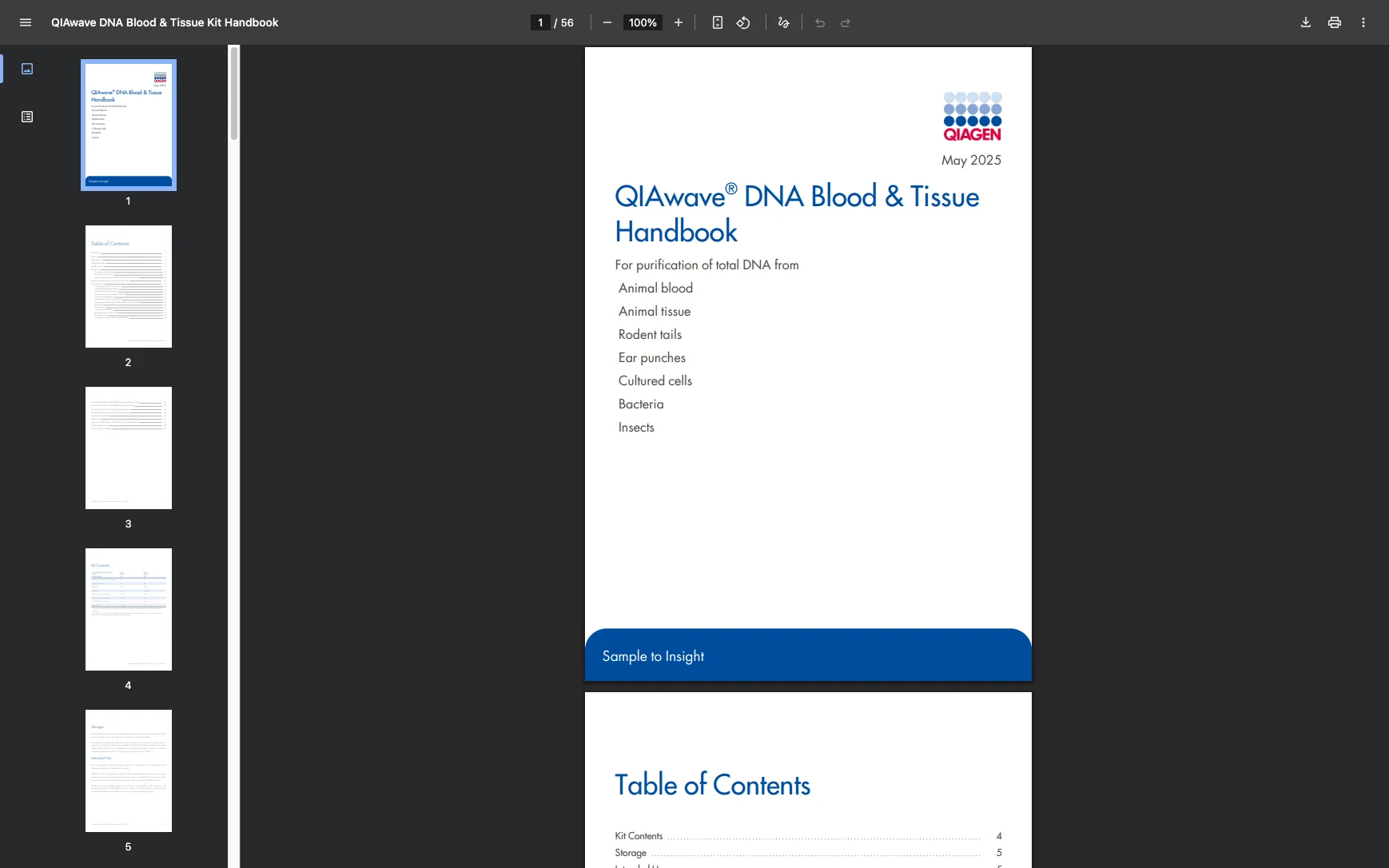 Weiterer Beleg: QIAGEN — Kriterium 4.2