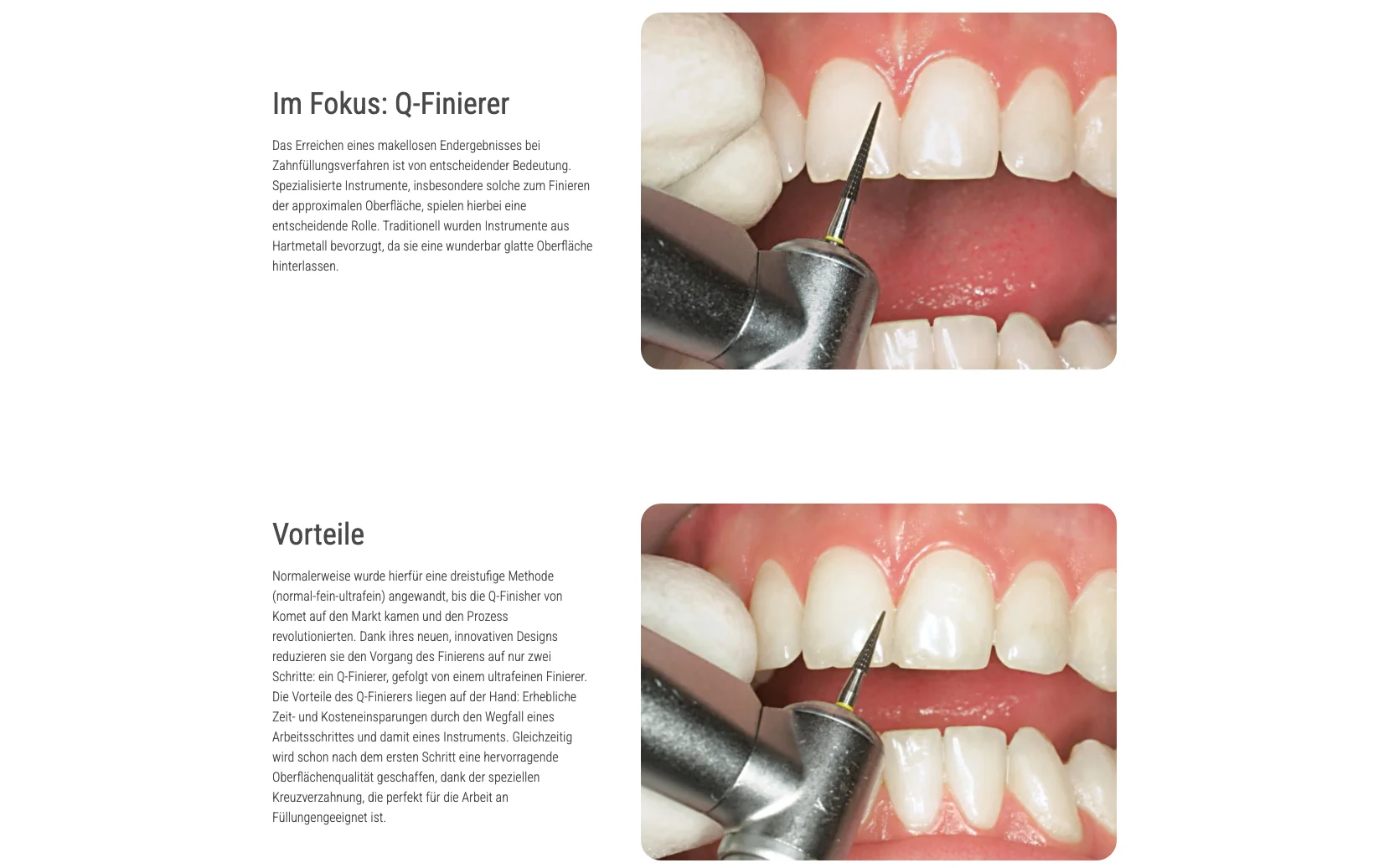 Weiterer Beleg: Komet Dental — Kriterium 6.7