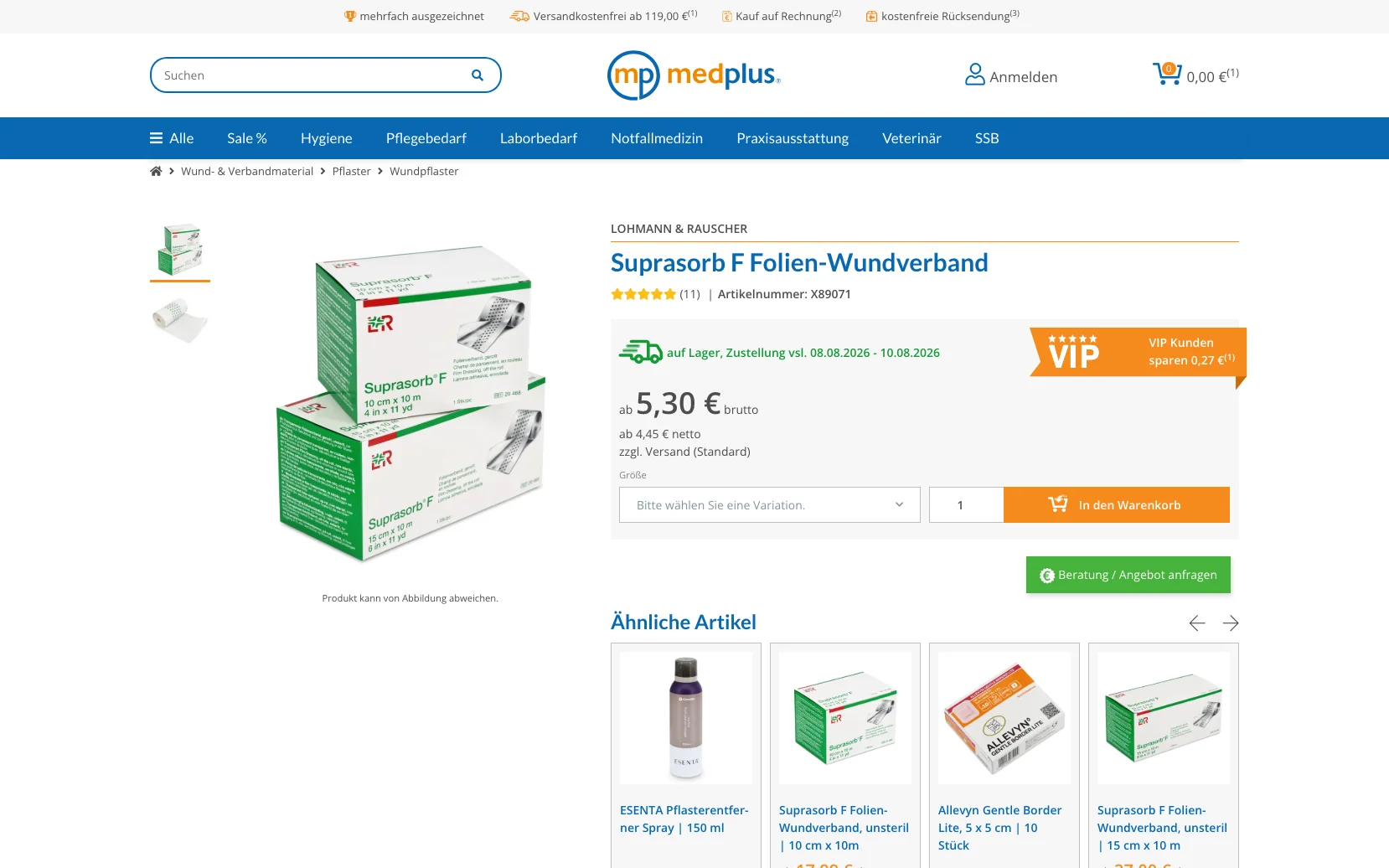 Weiterer Beleg: medplus24 — Kriterium 1.4