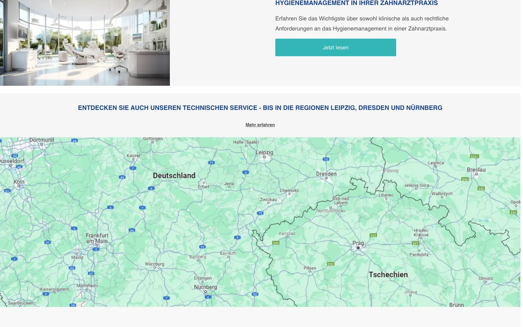 Screenshot-Beleg: Dentalkauf24 — Kriterium 6.7 Content-/Ratgeber-Bereich