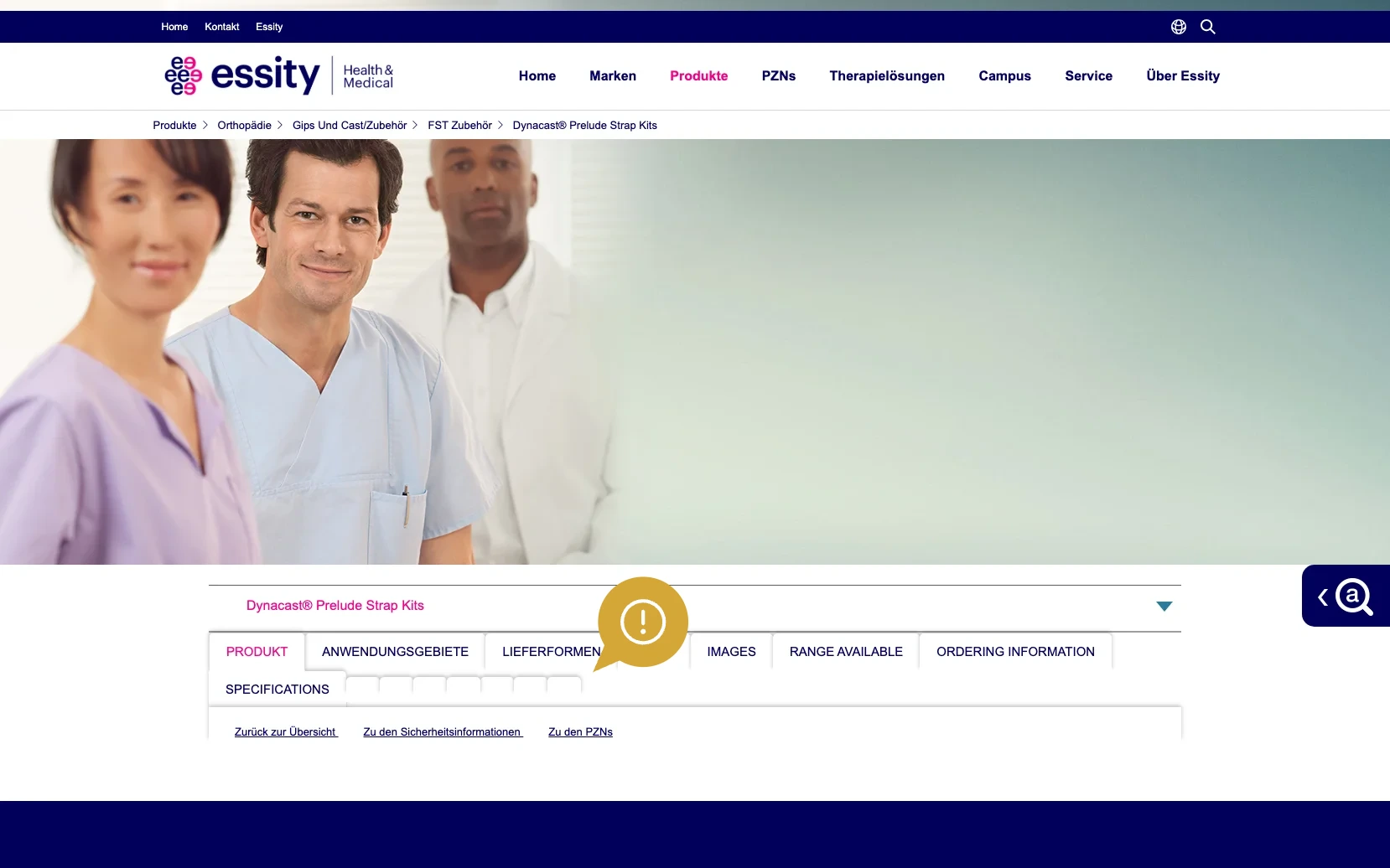 Weiterer Beleg: Medical Essity — Kriterium 1.4
