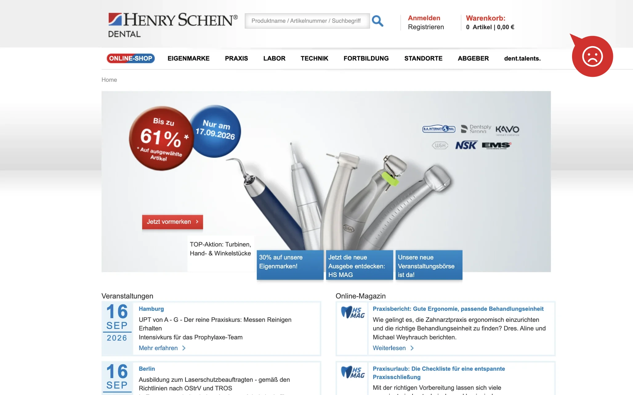 Beleg: Henry Schein Dental