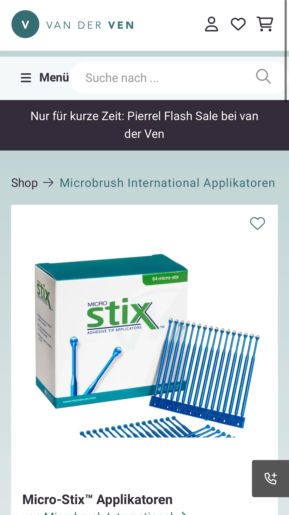Weiterer Beleg: van der Ven Dental — Kriterium 7.5