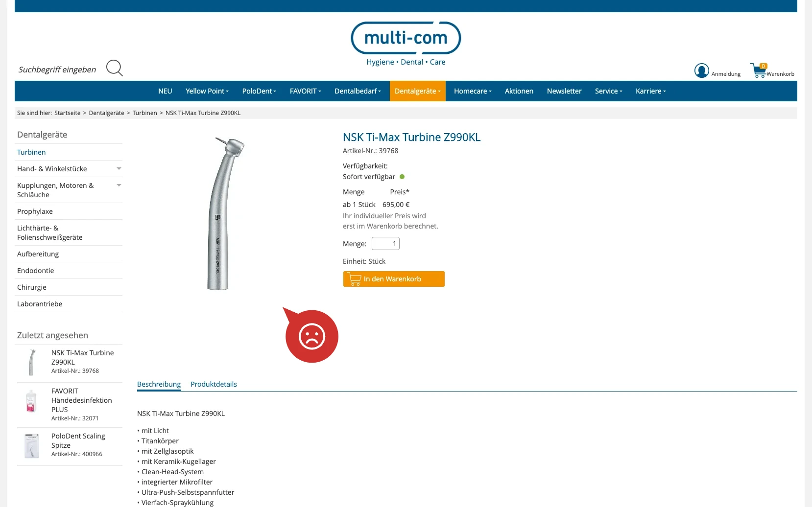 Screenshot-Beleg: multi-com — Kriterium 4.1 Mehrere Bilder + Zoom (360°)