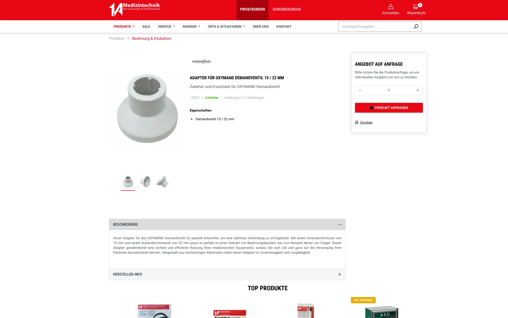 Weiterer Beleg: 1a-medizintechnik — Kriterium 4.1