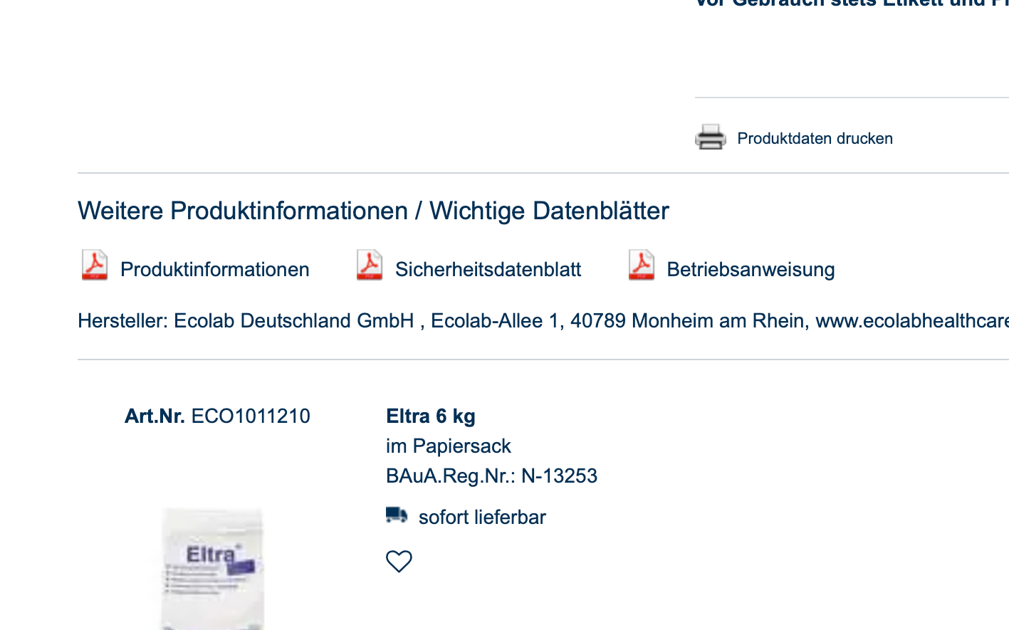 Screenshot-Beleg: MSG-Praxisbedarf — Kriterium 4.2 Tech. Dokumente downloadbar