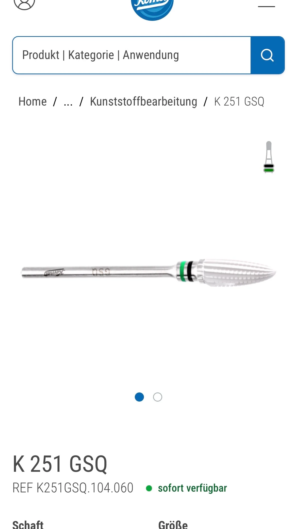Weiterer Beleg: Komet Dental — Kriterium 7.5