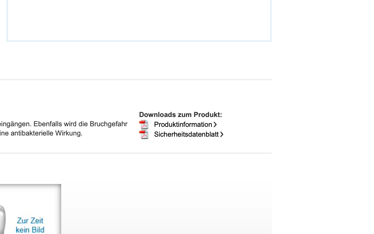 Screenshot-Beleg: Henry Schein Dental — Kriterium 4.2 Tech. Dokumente downloadbar