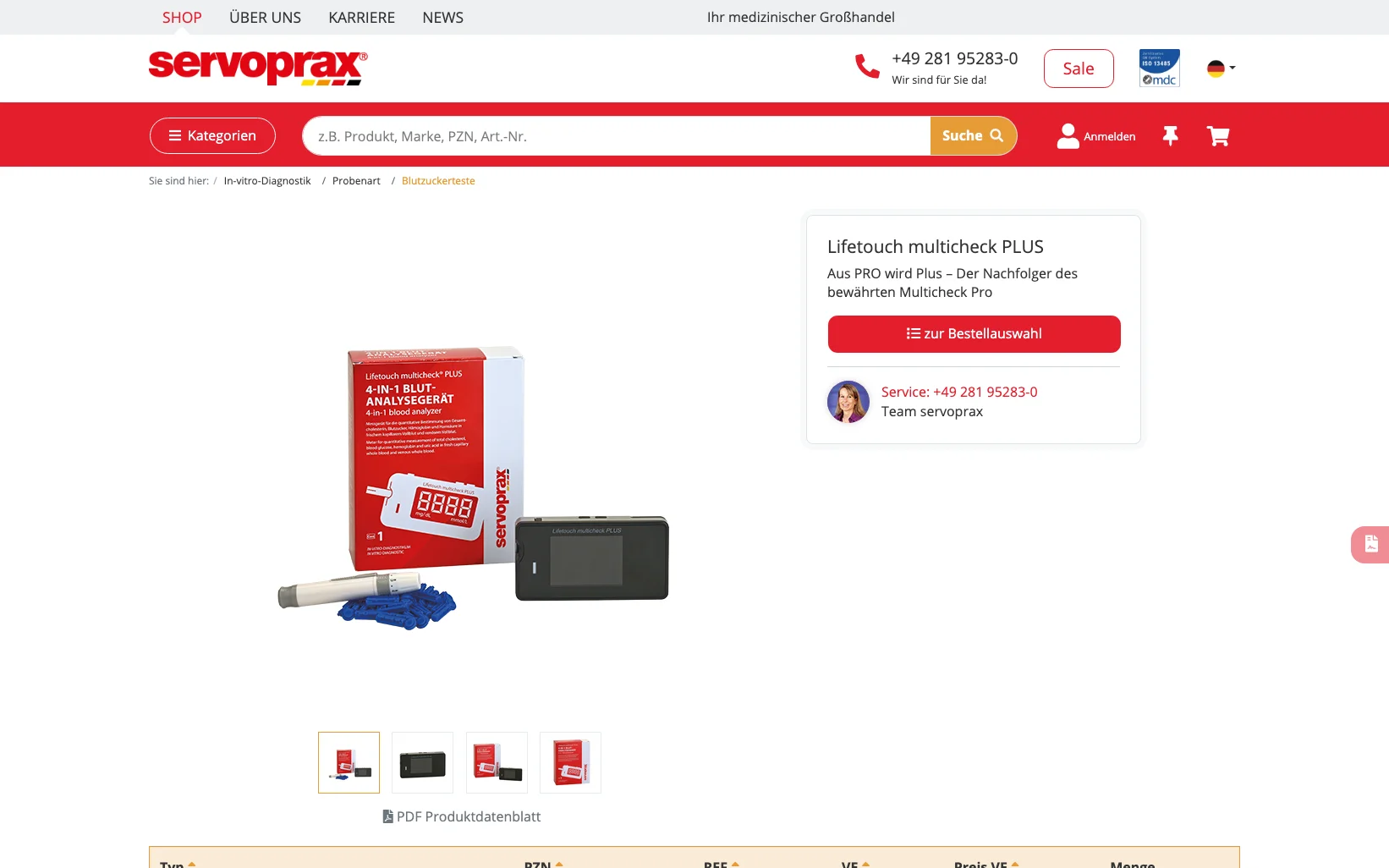 Weiterer Beleg: Servoprax — Kriterium 4.1