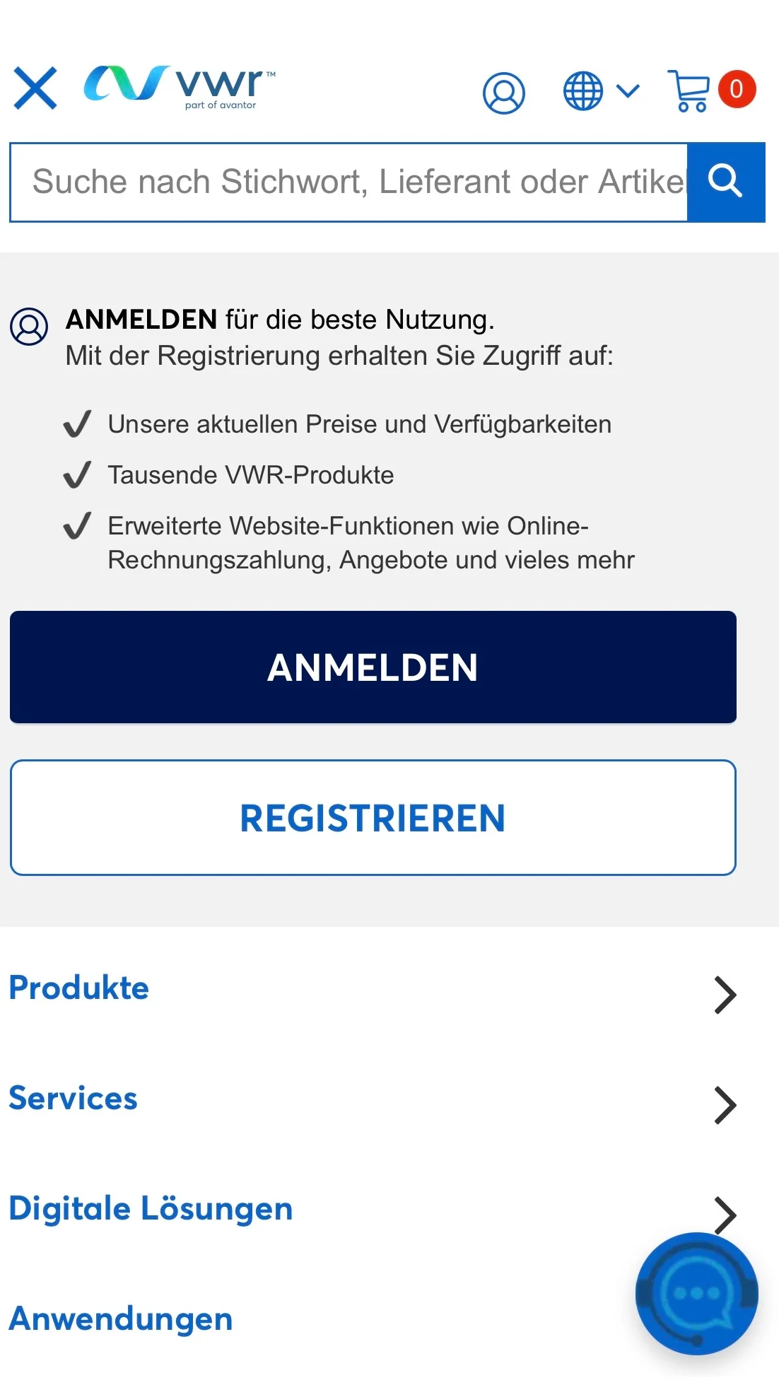 Weiterer Beleg: VWR / Avantor — Kriterium 7.5