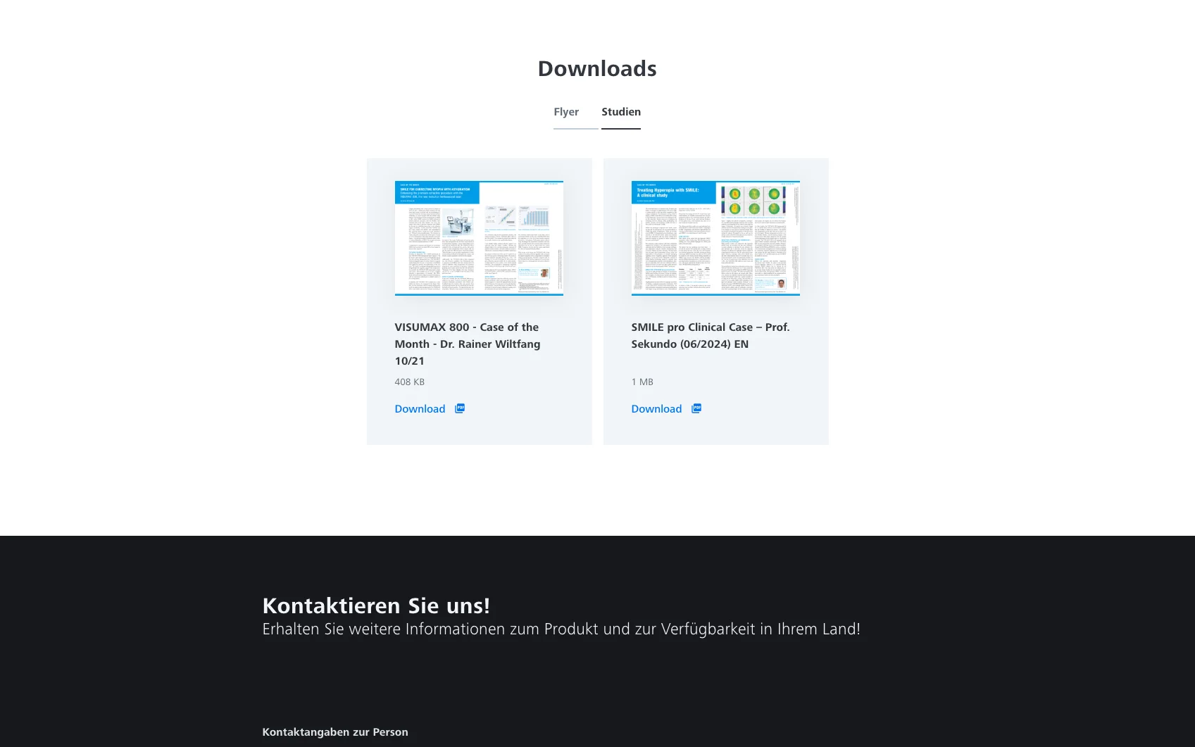 Weiterer Beleg: Carl Zeiss Meditec — Kriterium 4.5