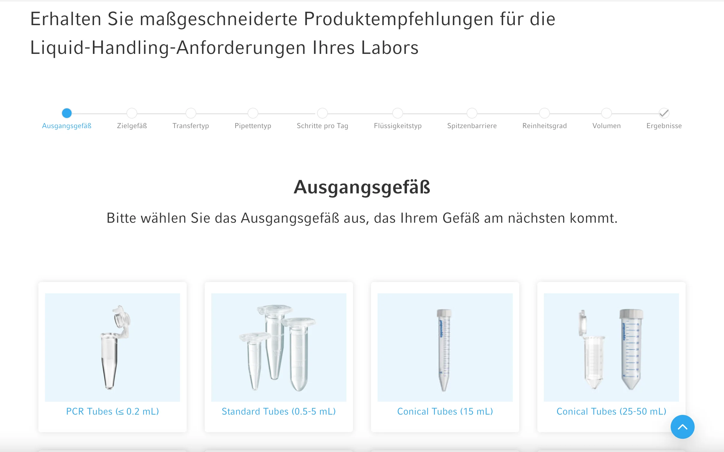 Screenshot-Beleg: Eppendorf — Kriterium 4.7 3D / AR / Konfigurator